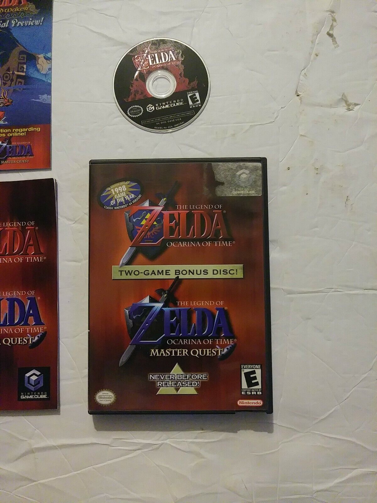 The Legend of Zelda: Ocarina of Time - Master Quest (GameCube, 2003) CIB