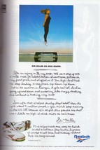 1994 Reebok Gin Miller Aerobics Running Shoes Trampoline Vintage Print A... - $5.93