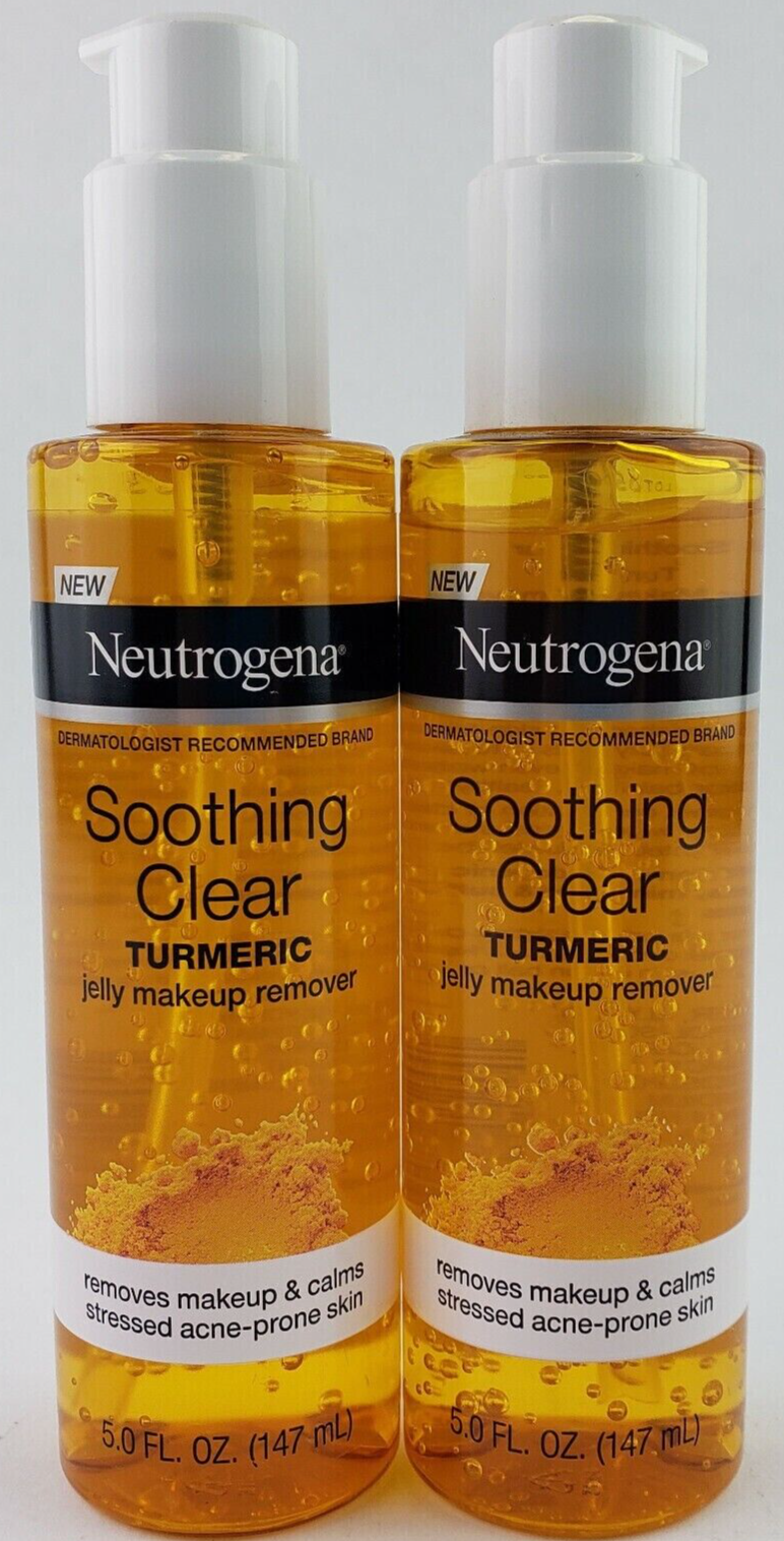 Neutrogena Soothing Clear Turmeric Jelly Gentle Makeup Remover, 5 oz  (lot of 2) - $26.46