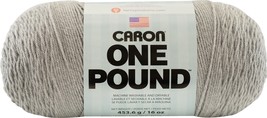 Caron One Pound Yarn-Soft Grey Mix - $22.10