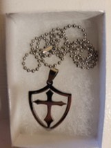 Shield of the Knights Templar Necklace  image 1