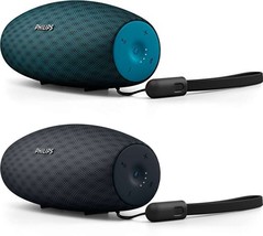 Philips EverPlay BT6900B/37 Waterproof Powerful Wireless Music Speaker+Mic Black - $40.00