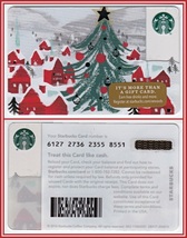 2016 Starbucks Card Christmas Collectible No Value - $9.99