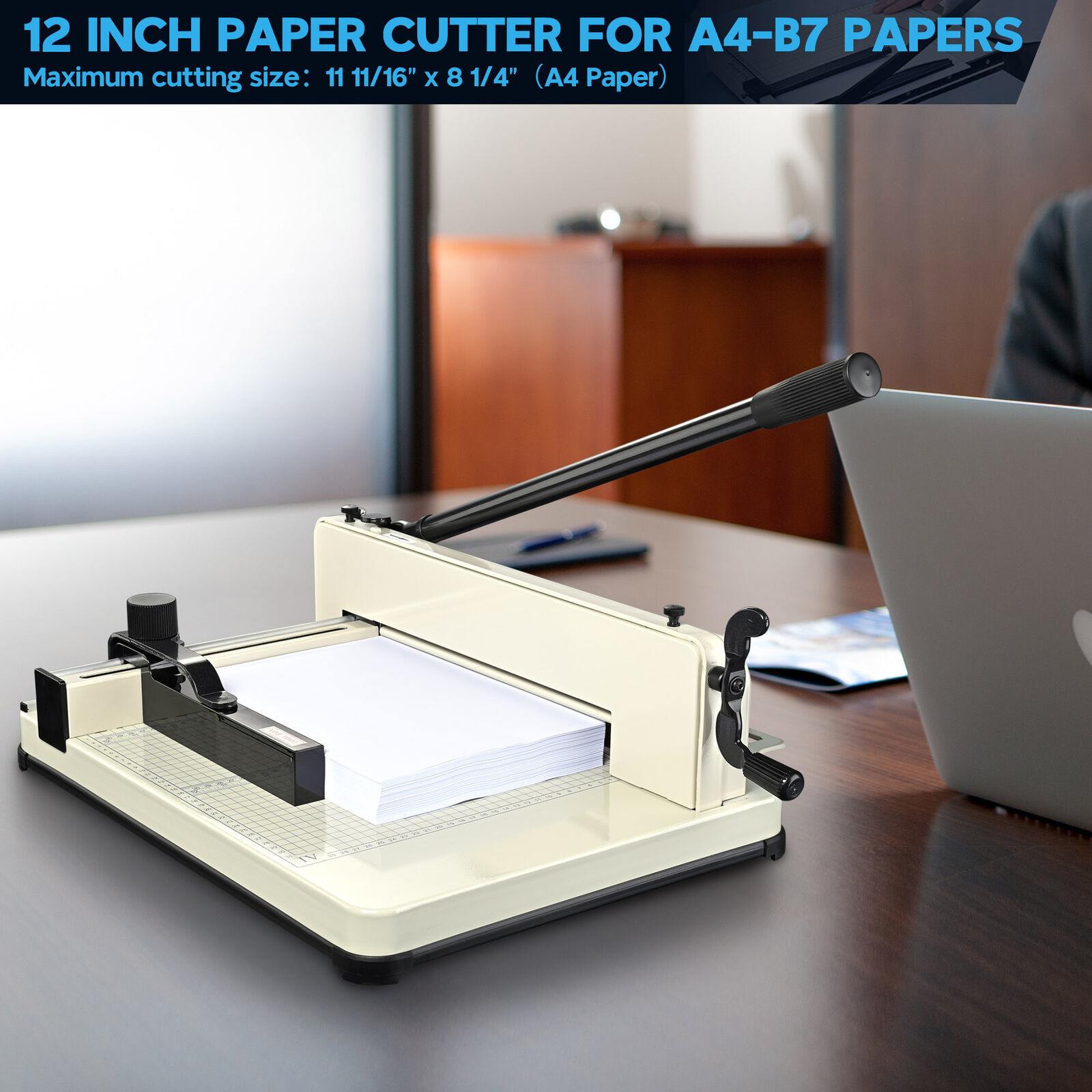 VEVOR Industrial Paper Cutter A4 Heavy Duty Paper Cutter 12 Inch