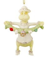 Lenox Grinch Grabs The Garland Ornament Dr. Seuss Who Stole Christmas NEW - $56.00