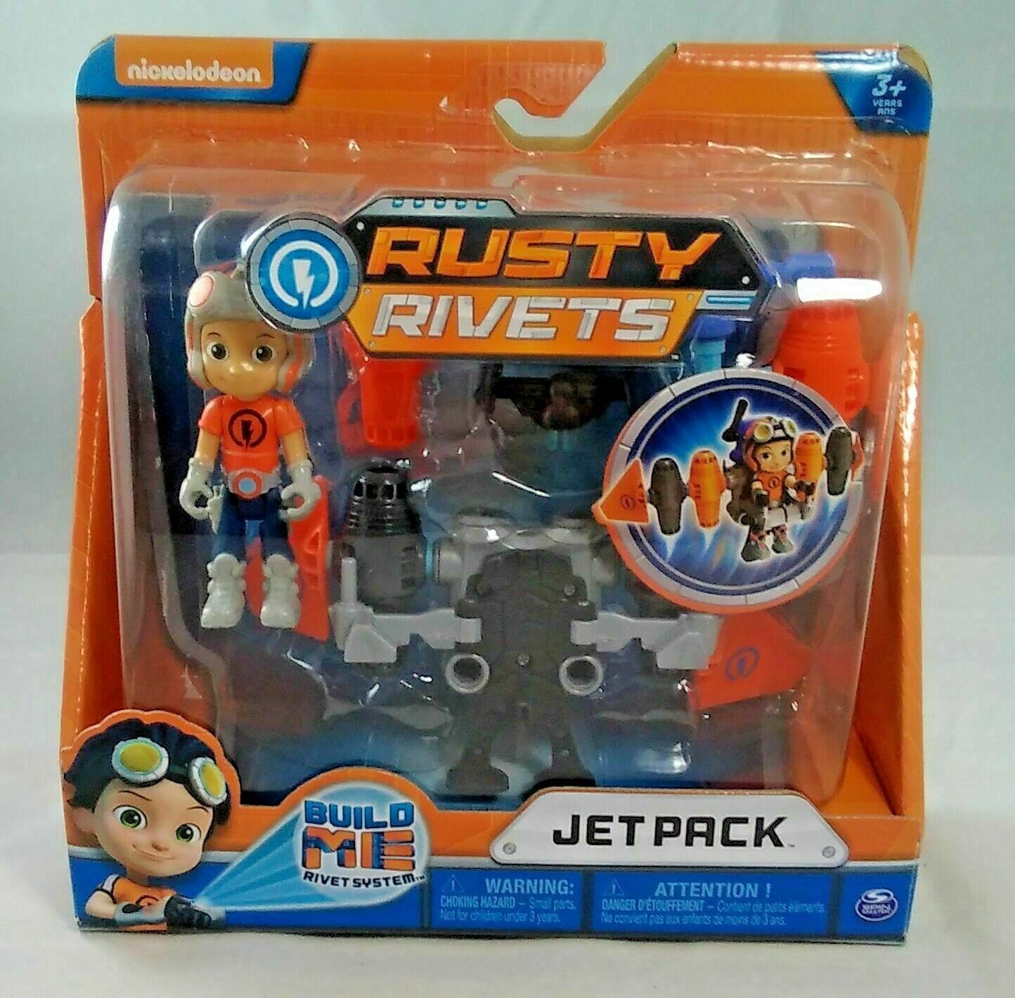 Nickelodeon Rusty Rivets Build Me Rivet System Spin Master Rusty And Jet Pack Action Figures