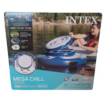 Intex Mega Chill Inflatable Floating 24 Can Beverage Cooler for River Ru... - $32.08