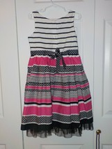 Youngland little girl&#39;s sleeveless dress, Pink, White, Black So Cute! EU... - $5.94