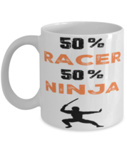 Racer  Ninja Coffee Mug, Racer  Ninja, Unique Cool Gifts For Professionals and  - $19.95