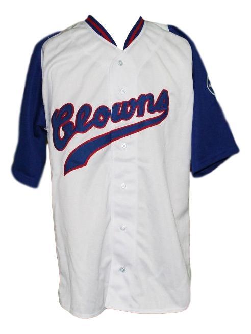 Henry hank aaron indianapolis clowns negro league retro baseball jersey white   1