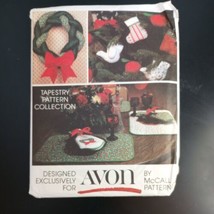 Christmas Crafts Avon by McCall Sewing Pattern Tapestry Collection 10 Un... - $3.16