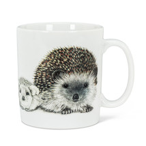 Hedgehog Family Coffee Mugs Jumbo Set 4 Ceramic 16 oz Dishwasher Microwave Safe