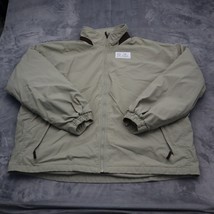 Columbia Jacket Mens XXL Tan Full Zip Vertex Breathable Stand Up Collare... - $45.52
