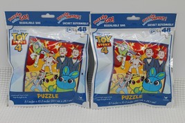 Lot Of 2 Disney Pixar Toy Story 4 Jigsaw Puzzles 48 Piece Brand NEW Sealed - $8.90