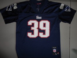 Laurence Maroney #39 Screen Reebok New England Patriots NFL Jersey Youth L Blue - $21.28