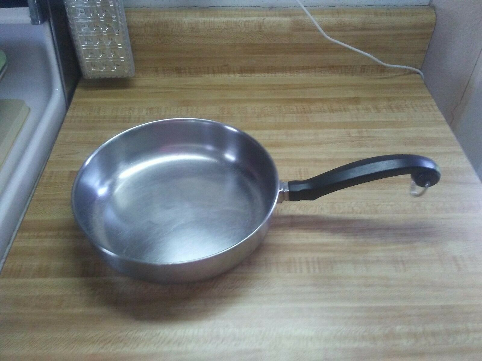 Vintage Farberware, 1 Quart Saucepan, Stainless Steel, Aluminum Clad,  Cooking Pot, Yonkers NY 