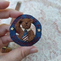 Patriotic Boyds Bears Brooch or Pin Proud to Bearmerican 2003 FREE US SH... - $10.39