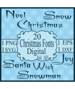 Christmas Fonts Vol. 103 - $3.00