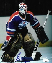 Grant Fuhr Autographed 8x10 Photo JSA COA NHL Edmonton Oilers Signed Blocker - $55.21