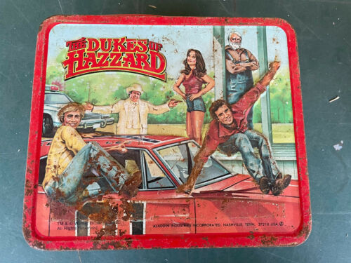 1981 Warner Bros Aladdin The Dukes of Hazzard Plastic Lunch Box