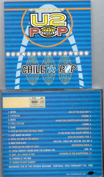 U2 - Chile Pop ( 2 CD set ) ( KTS )( Live at Estadio Nacional