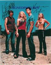 Roswell Cast All 4 Signed Autographed 8x10 Rp Photo Heigl Behr Fehr De Ravin - $19.99