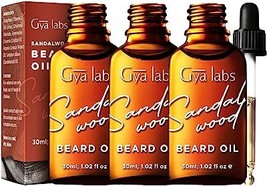 Gya Labs Sandalwood Beard Oil for Men Growth - 100% Pure & Natural Beard Growth  - $62.09