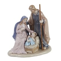 PTC 5.63 Inch The Holy Family Nativity Scene Ceramic Statue Figurine - $39.59