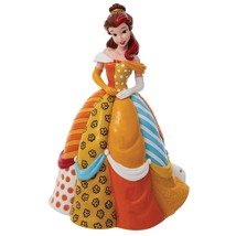 Disney Britto Belle Figurine Princess 7.7" High Stone Resin Beauty and the Beast