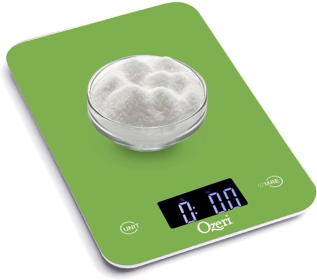 Ozeri Ultra Thin Professional Digital Kitchen Food Scale, in Elegant  Stainless Steel