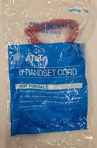Vintage NOS AT&T 6' Handset Spring Cord Modular Red H4DU 53 - $11.88
