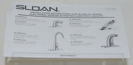 Sloan Plumbing SF2350 Chrome Plate Finish Battery Operated Sensor Faucet image 2