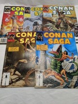 Lot Of (5) Conan Saga Marvel Comics 60-64 60 61 62 63 64  - $62.36