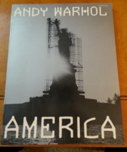 Andy Warhol AMERICA Photography 1985 Stated 1st Ed w Full number line, P... - $125.00