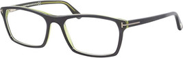 TOM FORD Eyeglasses TF 5295 098 Matte Black Frame Designer 56mm NEW with Case - $130.39