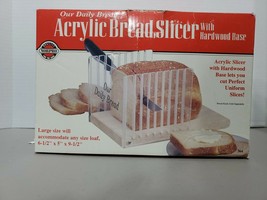 Norpro Bread Slicer with Hardwood Base. - $15.47