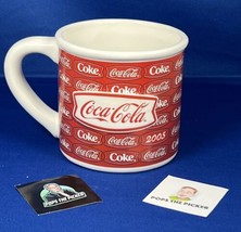 Coca-Cola 2005 3D Jumbo Coffee Mug Cup Ceramic Houston Harvest Gift Products  - $14.84