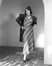 Lupe Velez Cute in Striped Print Dress hat Hands on Hips 16x20 Canvas - $69.99