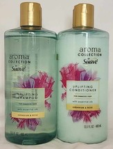 Suave Aroma Collection Uplifting Rose Shampoo/Conditioner Set 13.5 fl oz... - $24.74