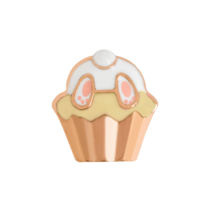Origami Owl Charm HOLIDAY (new) ROSE GOLD BUNNY BUM EASTER CUPCAKE - (CH... - $9.68
