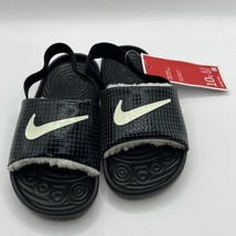 Toddler Boy’s Nike Kawa SE 2 Slide Sandals TD Black DC9321 001 Size 10c - $23.90
