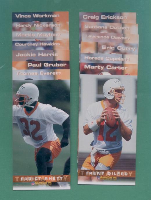 Primary image for 1994 Fleer Game Day Tampa Bay Buccaneers Football Set