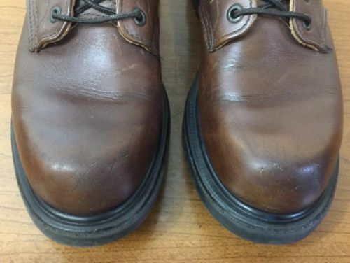 Red Wing 953 Vintage Super Sole Work Boots Brown Leather EEE Wide
