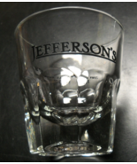 Jefferson&#39;s Very Small Batch Bourbon Drinking Glass Black Print with Hea... - $12.99
