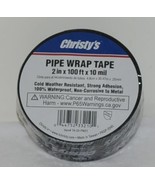 Christy&#39;s TA 33 PW21 2 Inch X 100 Foot By 10 Mil Pipe Wrap Tape Black - $20.99
