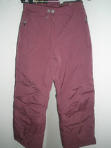 Girl's Etirel Dark Purple Snow/Ski Pants Size Small MINT Condition - $29.69