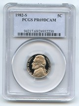 1982 S 5C Jefferson Nickel Proof PCGS PR69DCAM  20180156 - $15.88