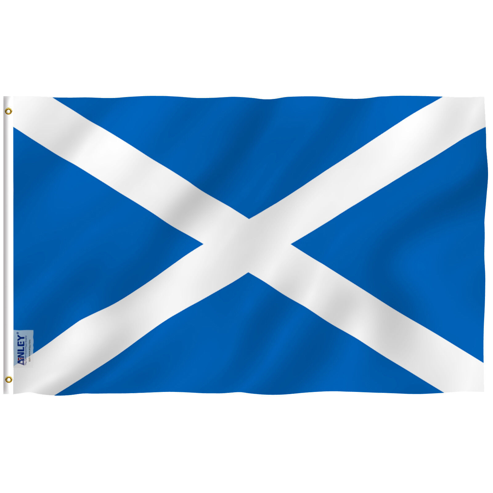 Anley Fly Breeze 3x5 Foot Scotland Flag - Scottish National Flags Polyester - Flags