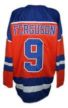Any Name Number New Jersey Knights Retro Hockey Ferguson Orange Any Size image 5