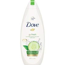 Dove Go Fresh Cool Moisture Body Wash with NutriumMoisture Cucumber &amp; Gr... - $12.17